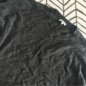 Madewell Size M Gray Speckled Long Sleeve Lightweight Sweater